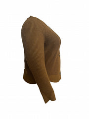 Casual Cardigan Women's Plus Long Sleeve Single Breasted High Stretch