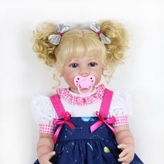 55 88 Cm Toddler Dolls Galaxia Girl With 3D Skin, Veins, Blond Hair