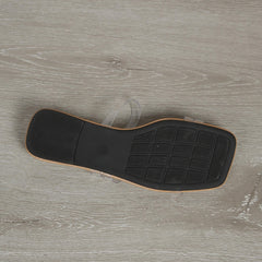 Women's Transparent Flat Slides Open Toe Slip On Shoes