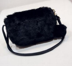 Fuzzy Rabbit Winter Fur Handbag