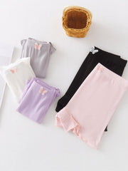 5pcs Girls Modal Butterfly Boxer Briefs Soft Comfortable Kids Clothes