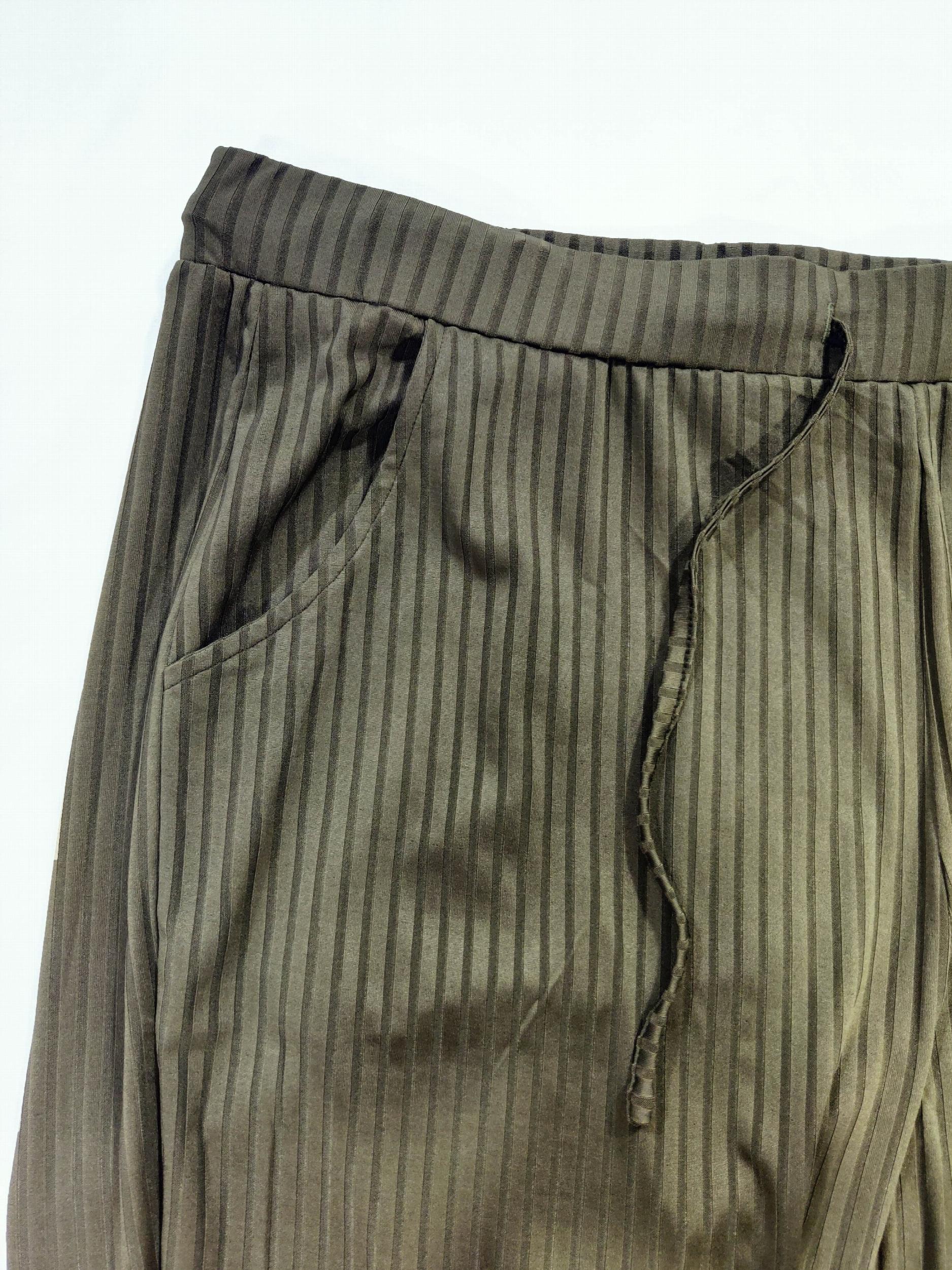 Solid Ribbed Cardigan & Drawstring Pants Set