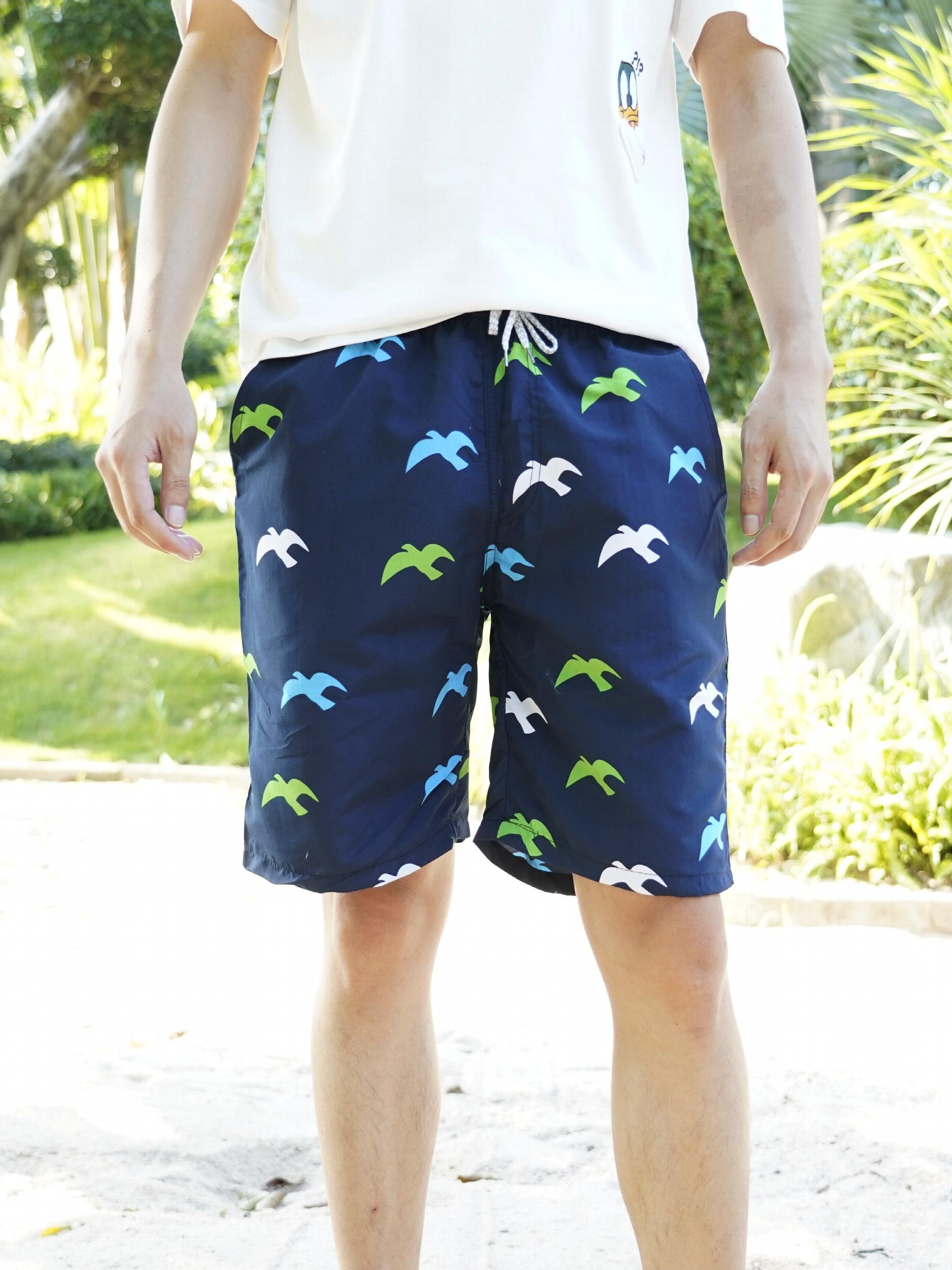 Comics Pattern Men's Swim Trunks Quick Dry Beach Shorts