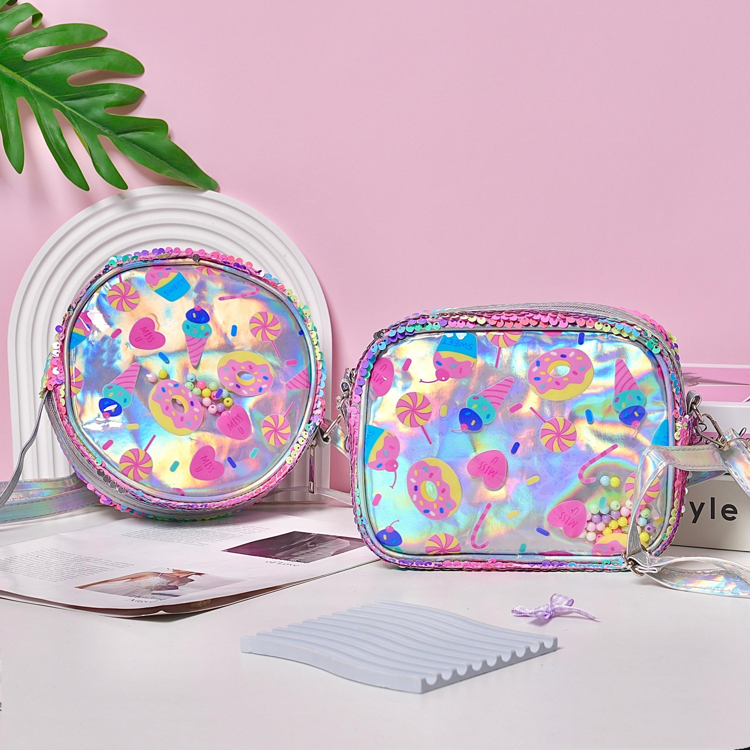 Cartoon PVC Shoulder Bag Kids Princess Crossbody Bag