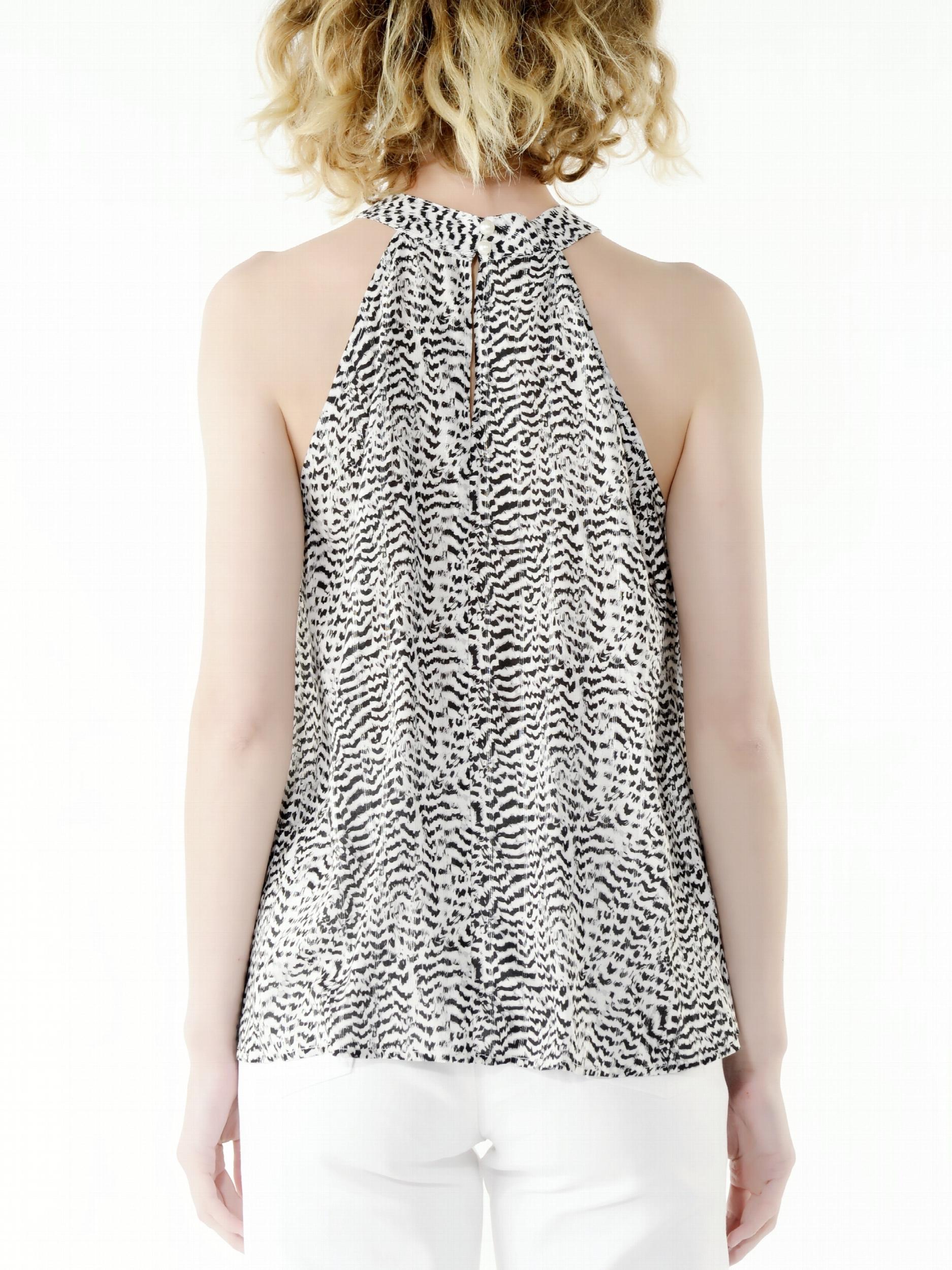 Summer Halter Neck Top Sleeveless All Over Printed Casual