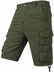 Men's Cargo Shorts Lightweight Drawstring Work Pants Outdoors
