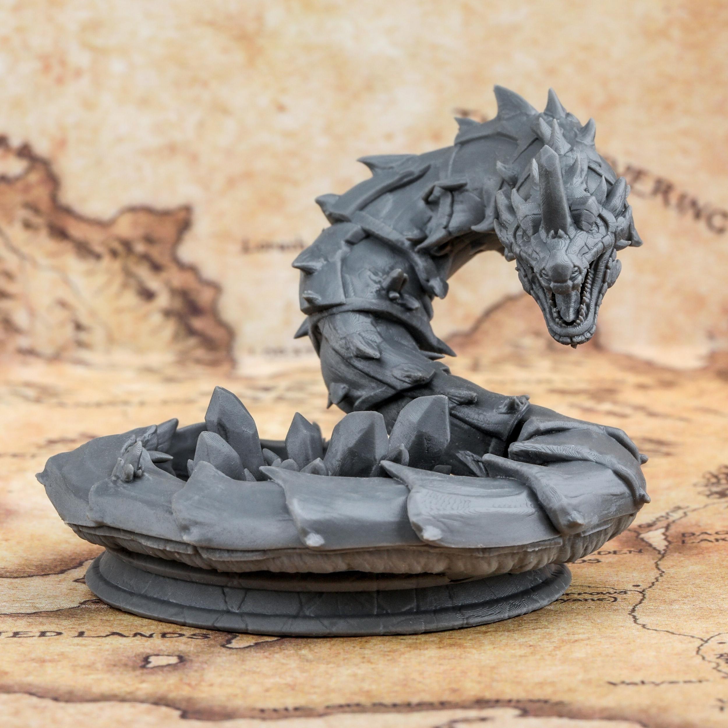 Agatol Crystalline Serpent Tabletop RPG Monster