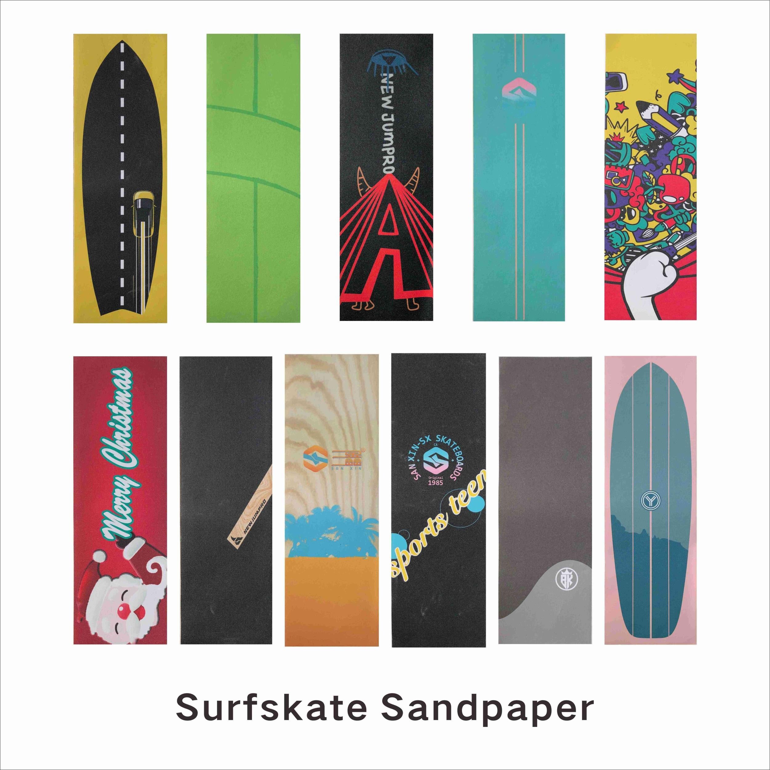 Surfing Skateboard Sandpaper Anti-slip Tape Waterproof Wear-resistant