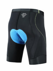 Men's Padded Cycling Shorts Underwear Breathable High Waist Pants