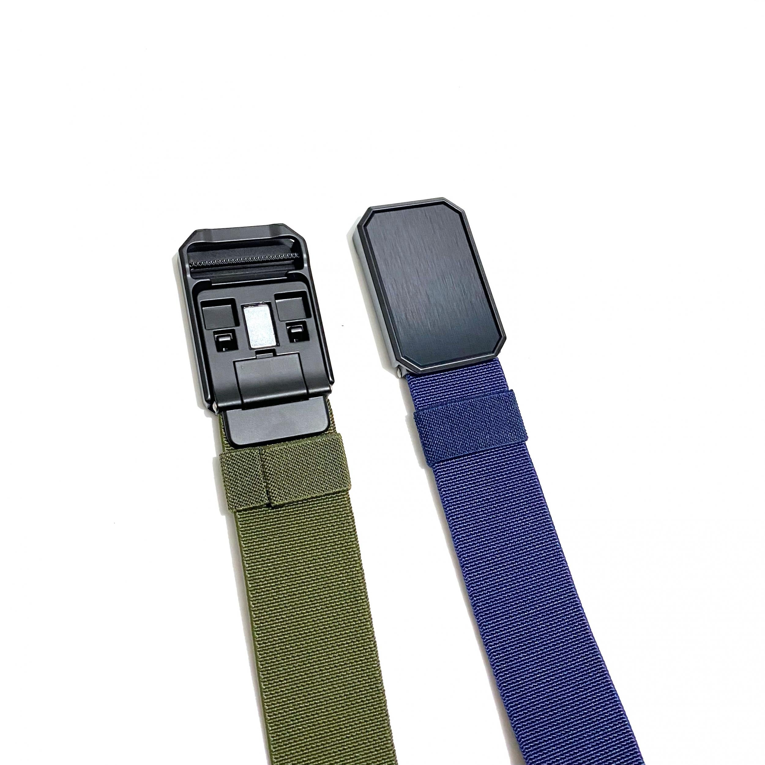Men's Magnetic Elastic Canvas Belt Outdoor Military Training Belt