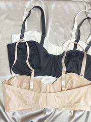 3 Pack Plus Size Basic Bra Set Non Padded Comfort T shirt