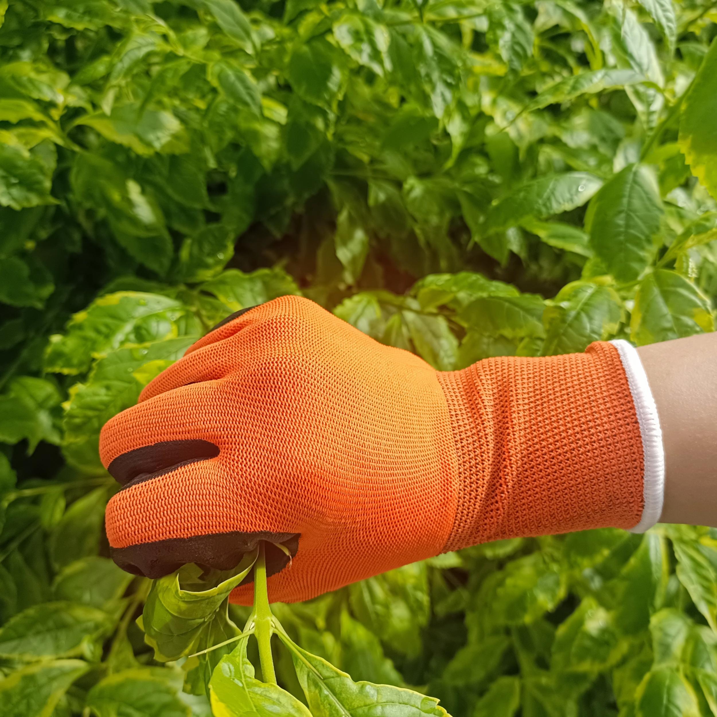 4 Pairs Gardening Gloves - Breathable Yard Garden Gloves - Medium