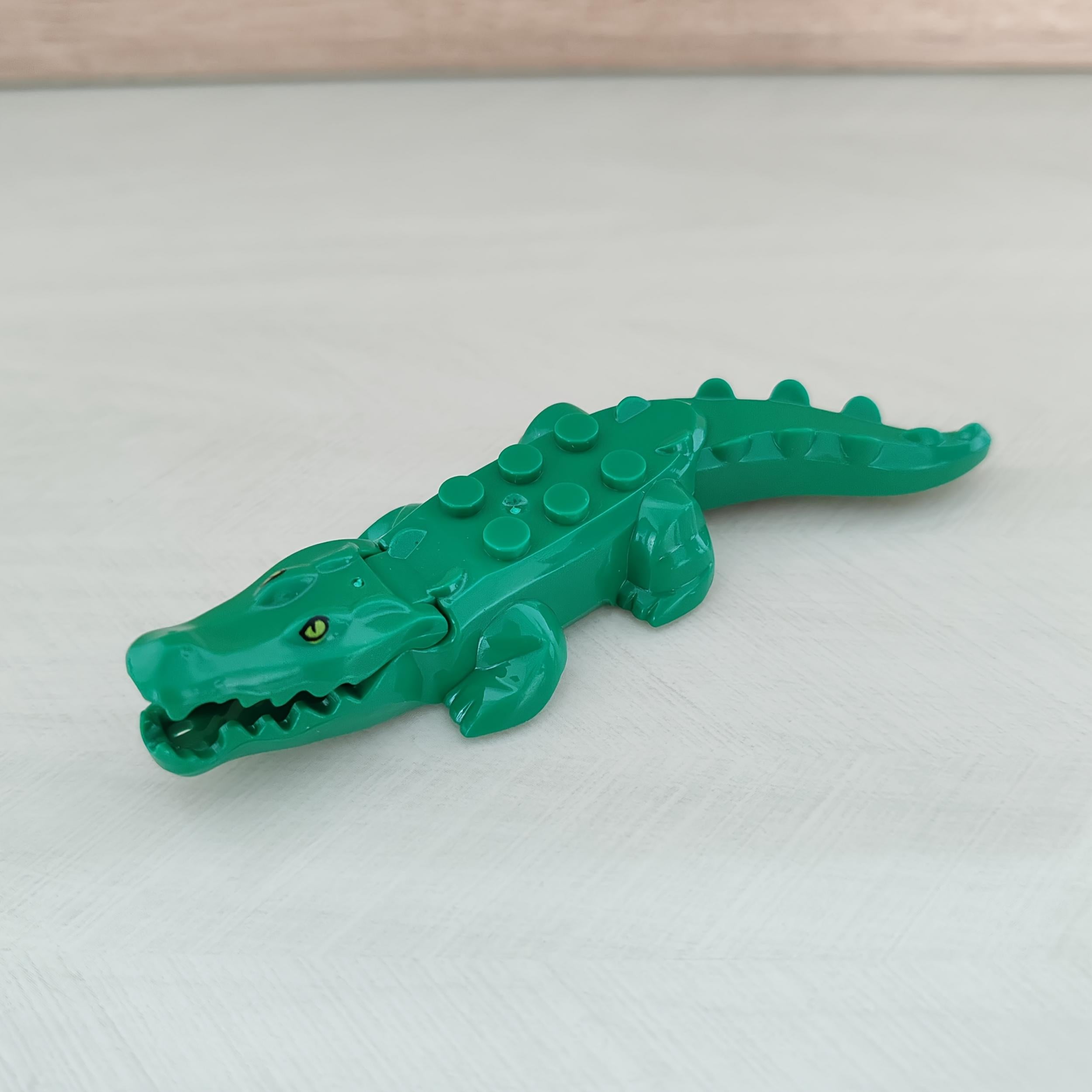Crocodile Building Block Set - Animal Park Accessory