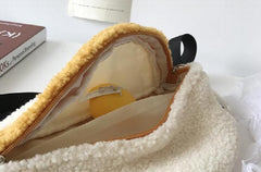 Soft Plush Shoulder Bag for Women Girls