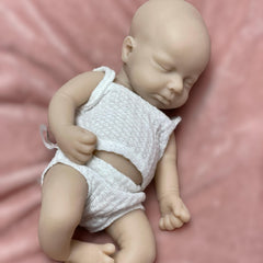 13" Soft Silicone Reborn Dolls Unpainted Full Body Realistic Newborn Doll