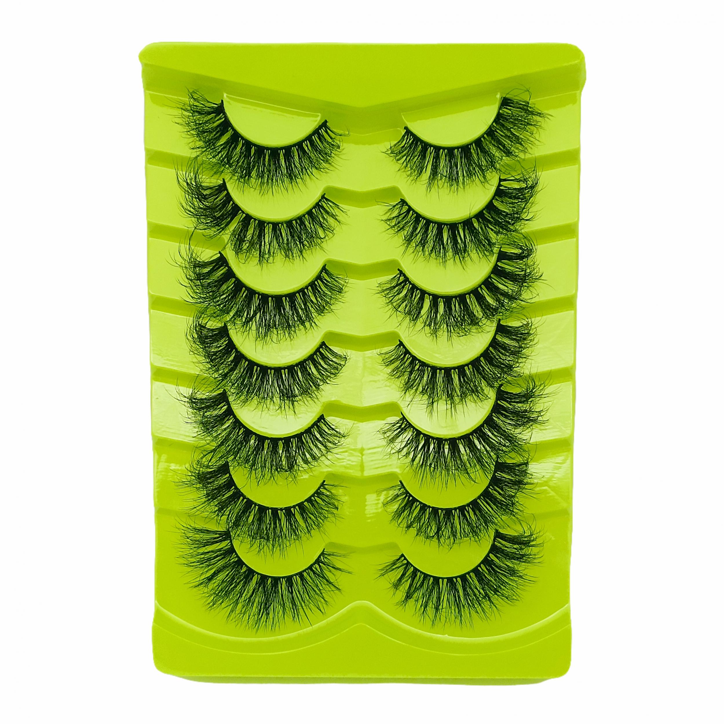 7 Pairs Fairy Style Wispy Volume False Lashes Natural Look