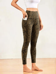 Casual Yoga Pants Slim Fit High Stretch With Pocket Yoga Leggings
