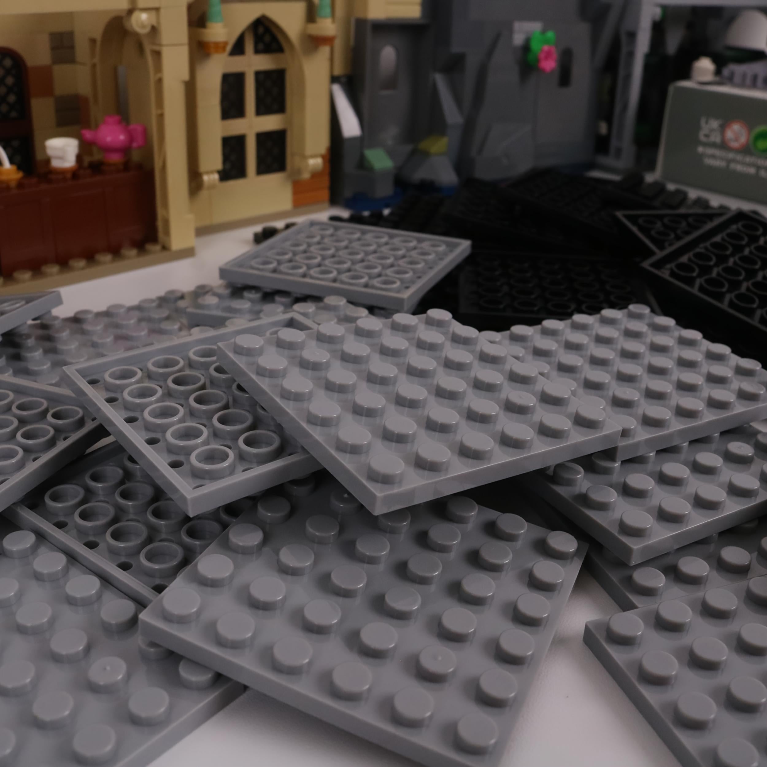 20pcs 6x6 High Brick Building Blocks MOC 3958 Compatible Durable ABS Material