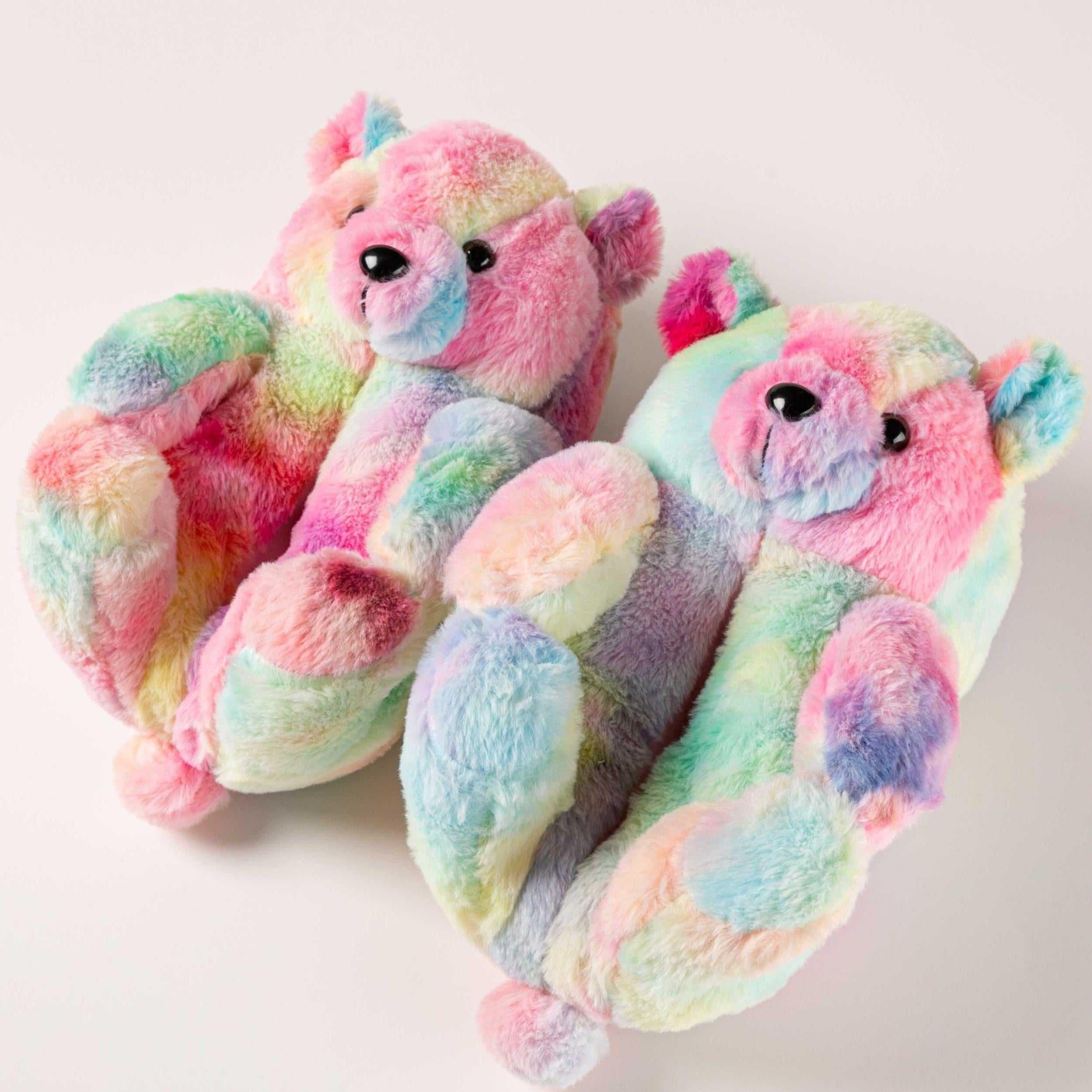 Women's Teddy Bear Plush Slippers Cozy Warm Soft Shoes