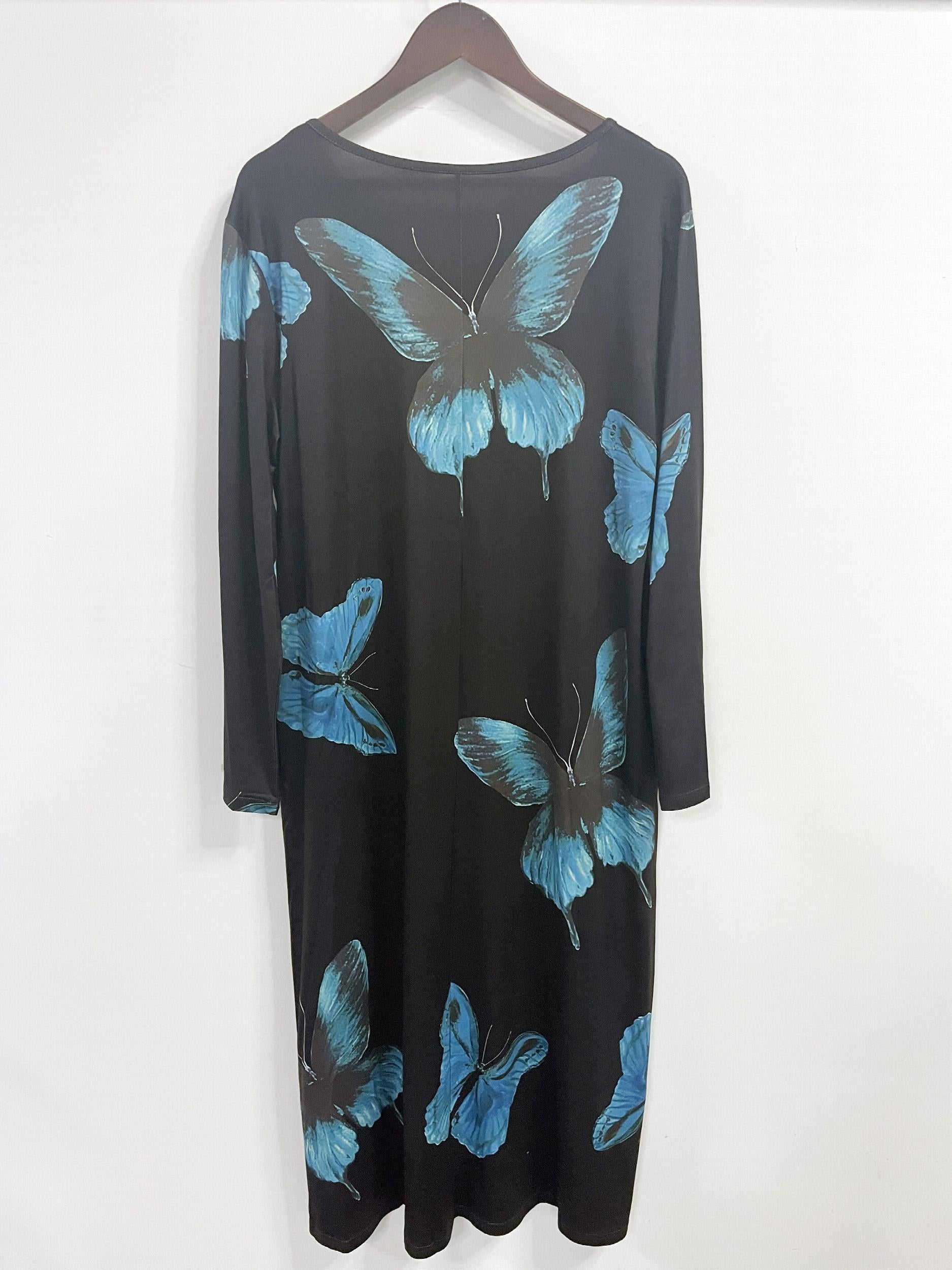 Butterfly Maxi Dress with Pockets
