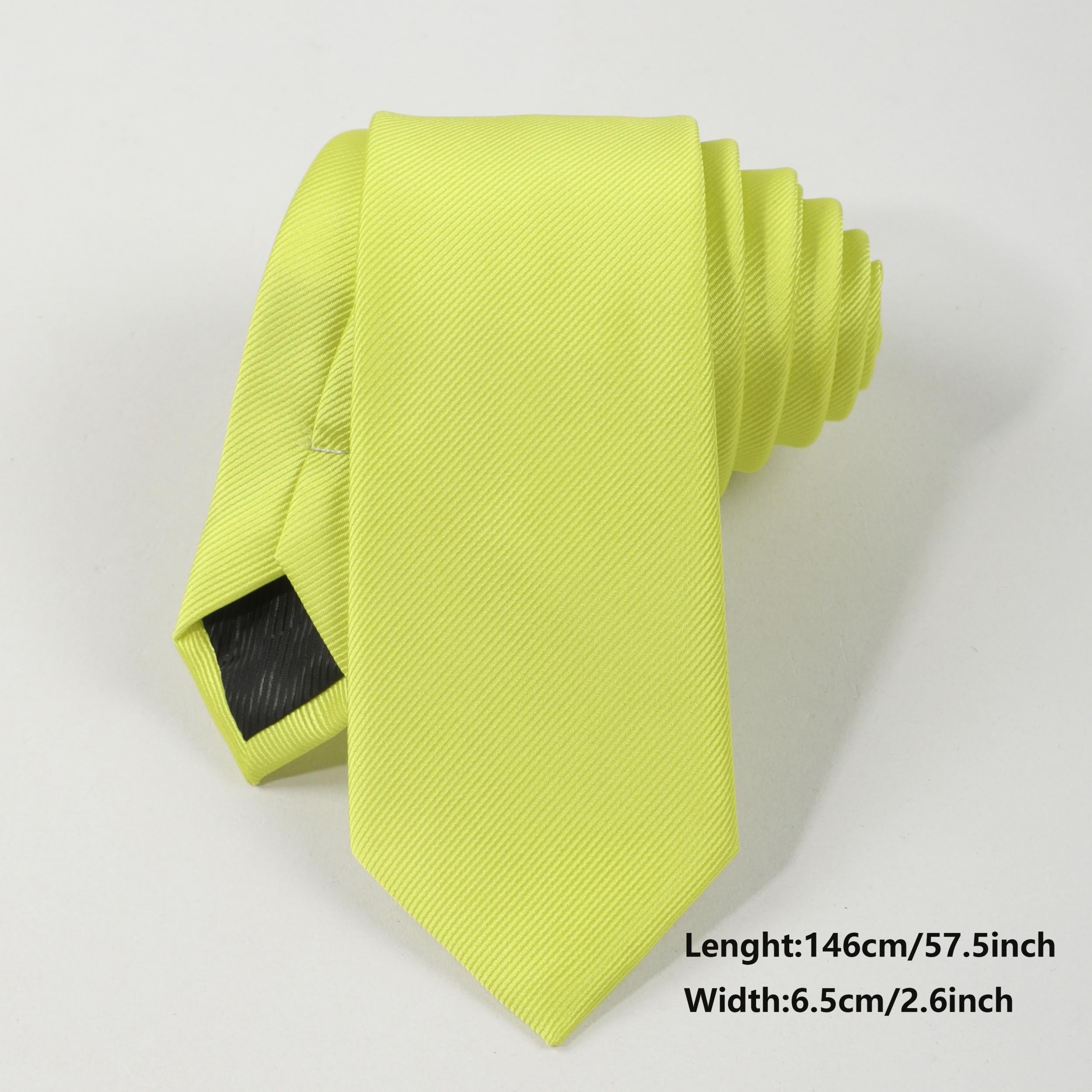 Solid Pearl Fine Stripe Tie Elegant Necktie for Men