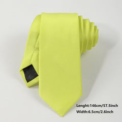 Solid Pearl Fine Stripe Tie Elegant Necktie for Men