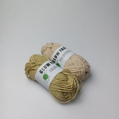 2-pack Glow In The Dark Yarn for Crocheting/Knitting 50g 45m