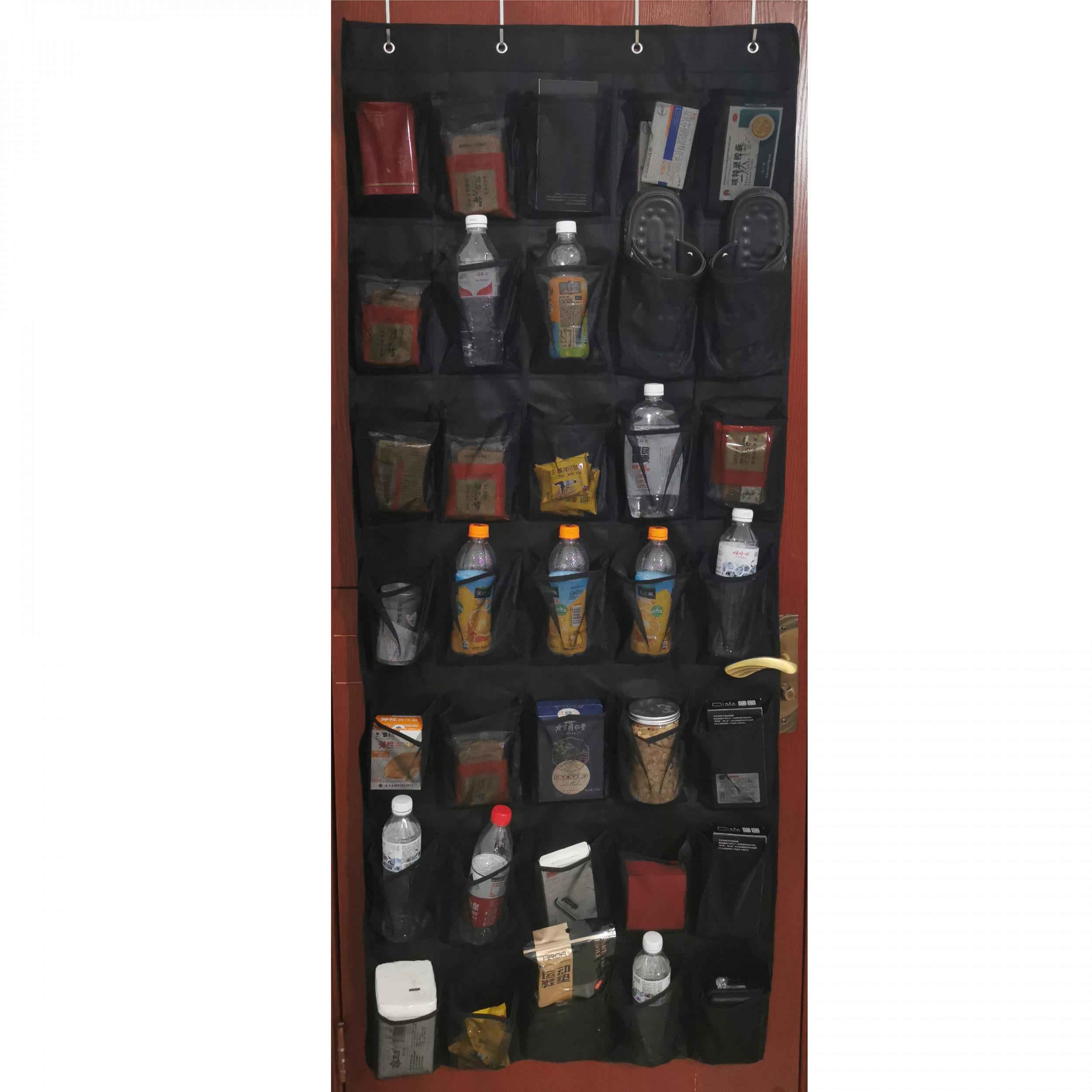Over the Door Shoe Rack 35 Large Mesh Pockets Organize Closet