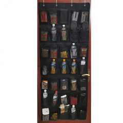 Over the Door Shoe Rack 35 Large Mesh Pockets Organize Closet