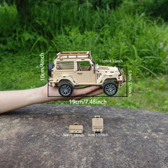 Wooden Off Road Vehicle 3D Puzzle DIY Gift