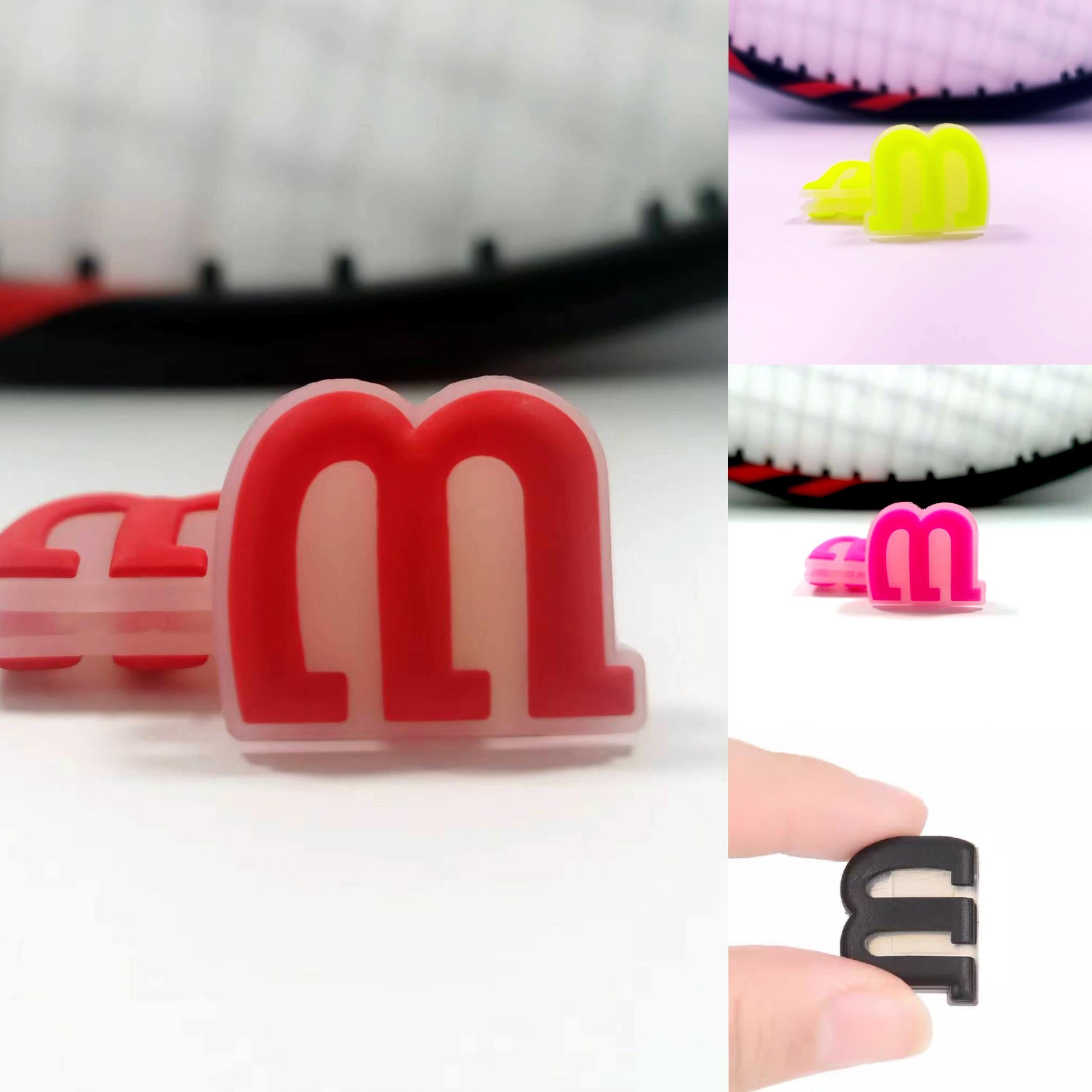 4PCS Tennis Vibration Dampener Silicone Racket Shock Absorbers