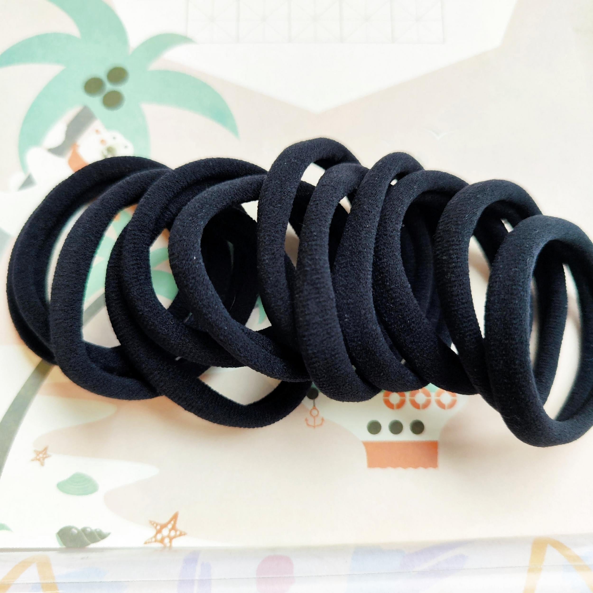12pcs Seamless Hair Ties No Damage Ponytail Holders
