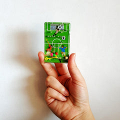 12pcs Football Maze Puzzle Games Plastic Party Favors Soccer Ball Player Figures