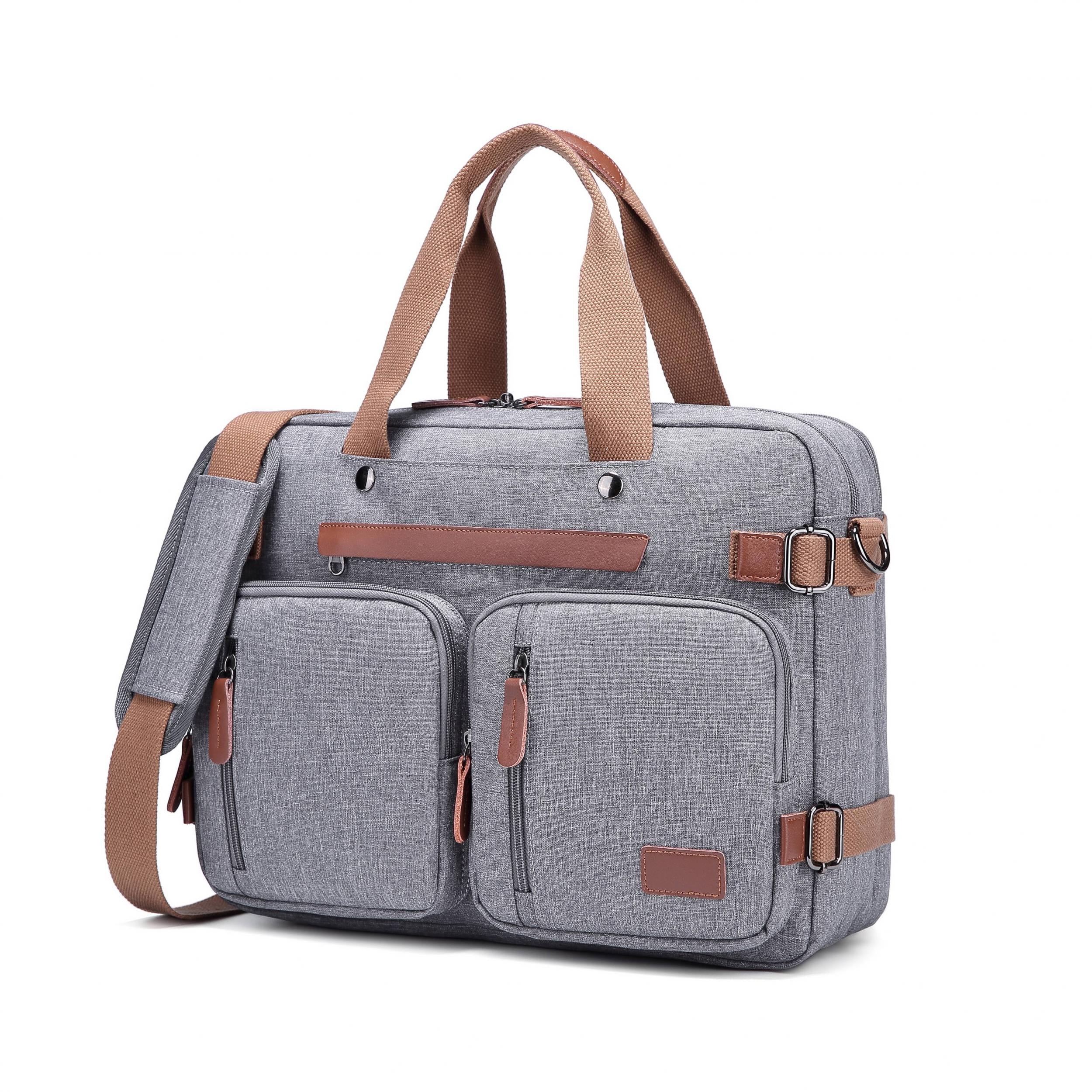 Convertible Laptop Bag Messenger Bag Backpack Briefcase For Men Women Business S