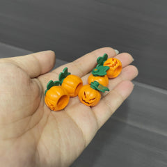 Halloween Pumpkin Building Blocks DIY Accessories Mixed Colors