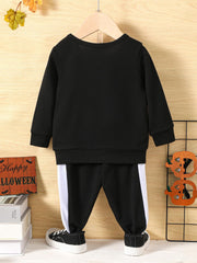 Halloween Baby Boys Set Sweatshirt Trousers 2pcs Set