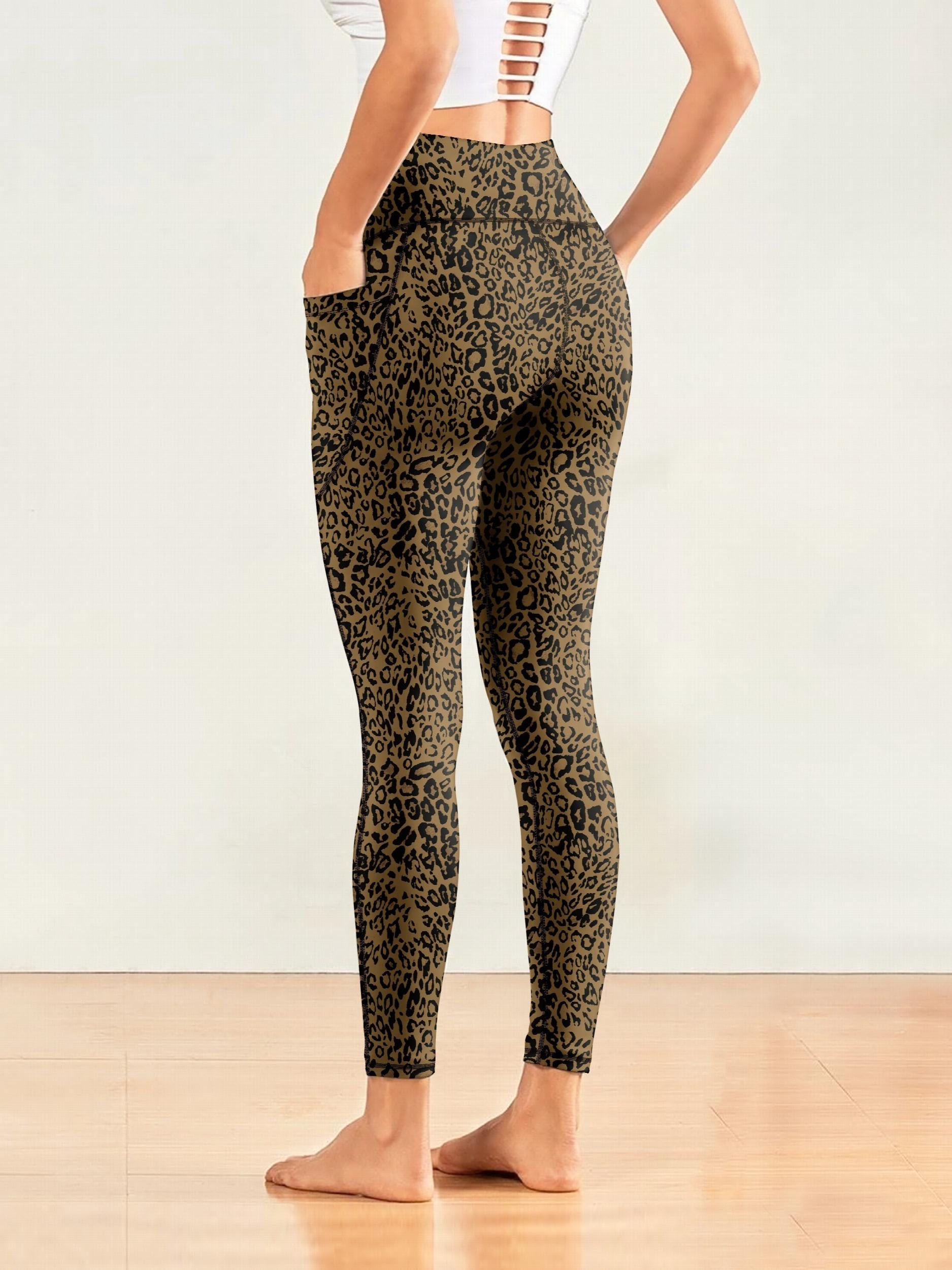 Casual Yoga Pants Slim Fit High Stretch With Pocket Yoga Leggings