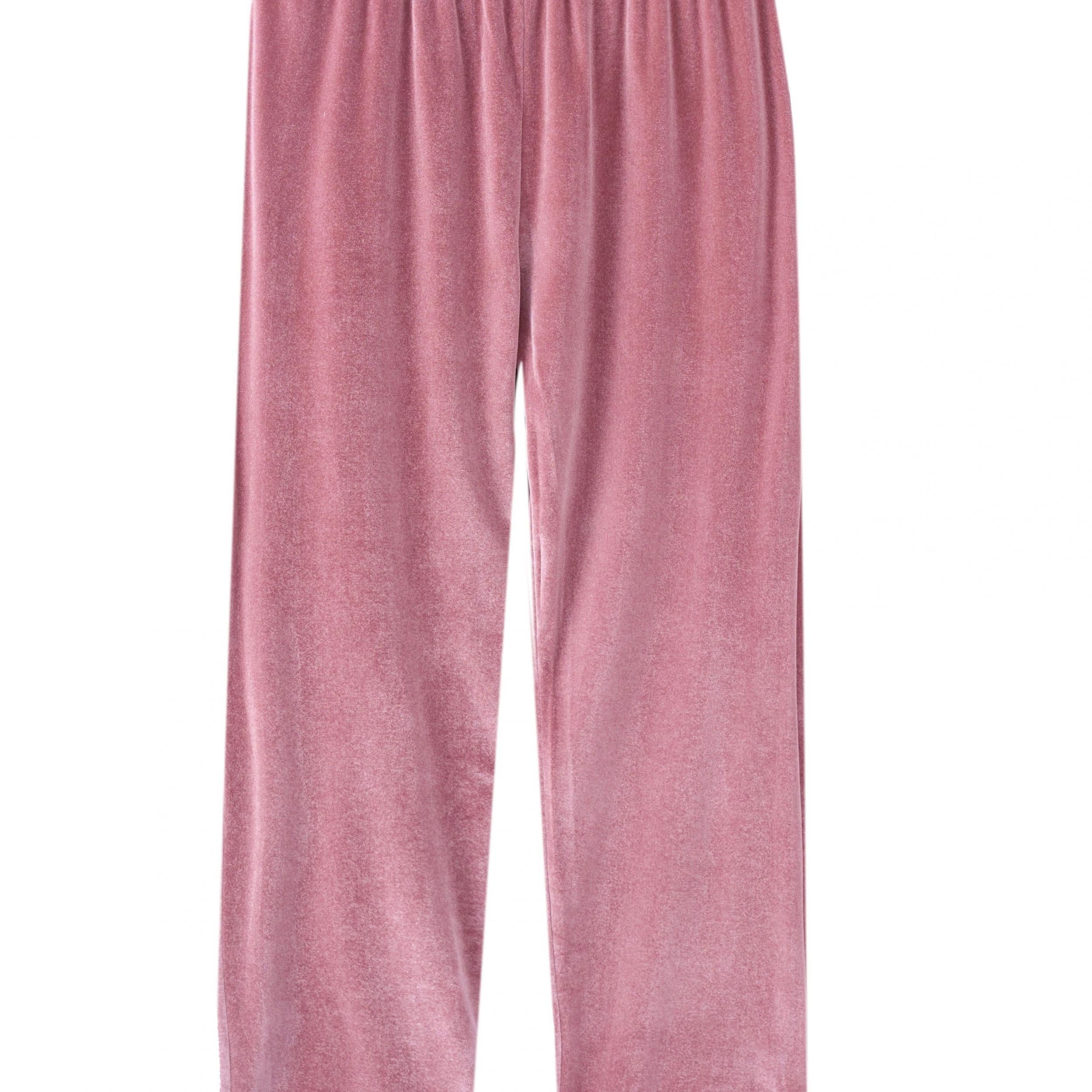 Velvet High Waisted Soft Warm Home Wear Pants