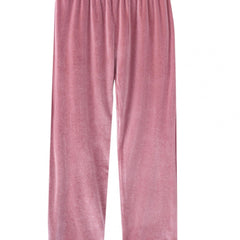 Velvet High Waisted Soft Warm Home Wear Pants