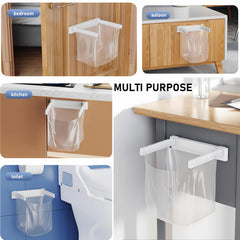 Foldable Garbage Bags Holder Wall Mounted Kitchen Bathroom Waste Bag