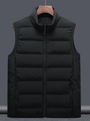 Women's Slim Down Vest Stand Collar Winter Layering