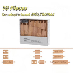 Wooden Race Car Track Set for Kids
