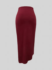 Pleated Skirt Casual Spring/Summer Women's Clothing