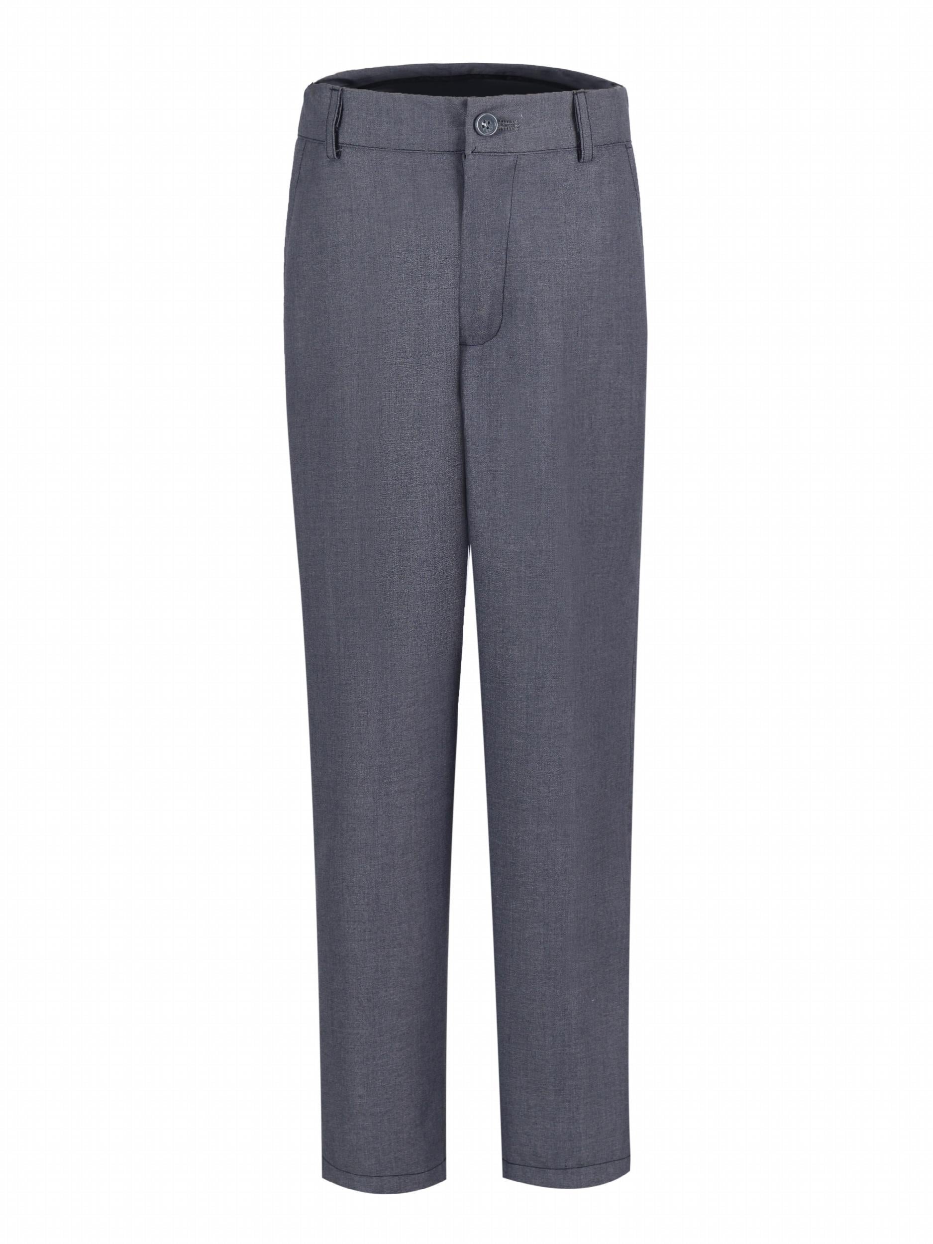 Boys Flat Front Dress Pants Adjustable Waist School Uniforms Pants