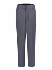 Boys Flat Front Dress Pants Adjustable Waist School Uniforms Pants