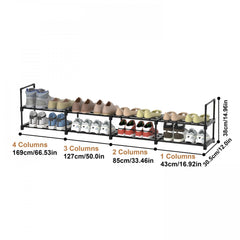 2 Layer Shoe Rack Shoe Storage Stand Space Saving Shoe Rack