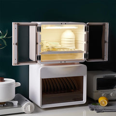 Cutlery & Dish Storage Box Kitchen Bowl Rack Dust Proof Insect Proof
