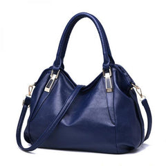 Stylish Soft Leather Handbag for Women Large Capacity One-shoulder Crossbody Bag