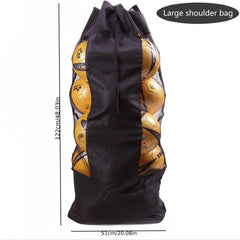 Football Basketball Bag With Drawstring Ball Storage and Organizer Bag