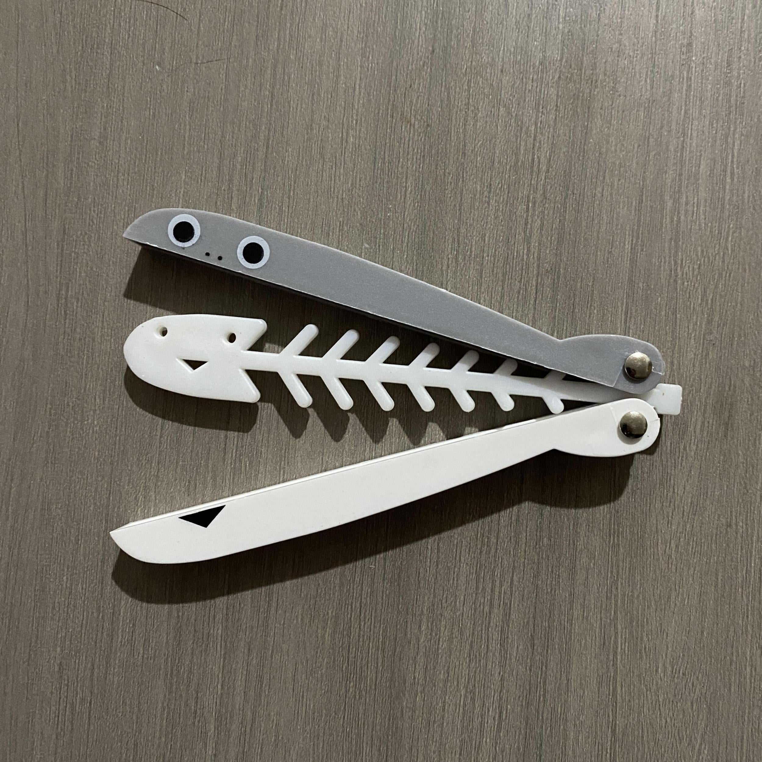 3D Printed Fish Bone Butterfly Game Training Toy